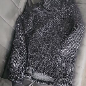 Women's Black Turtleneck Sweater